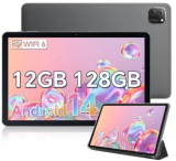 OSCAL Tablet Android 14 Pad 70 WiFi, Tablet 10 Pulgadas WiFi 6, 12GB RAM+ 128GB ROM/2TB TF, 5G, 6580mAh