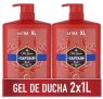 Old Spice Captain Gel De Baño Y Champú Para Hombres, Jabón 3 En 1 Para Cuerpo, Pelo Y Rostro, Frescor Duradero, Pack 2×1000 ml