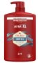 Old Spice Deep Sea – Gel y Champú para Hombres, 3 En 1: Pelo, cara y cuerpo, 2000 ml. Excepcional Aroma Fresco Y Duradero