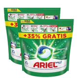Pack de ARIEL All-in-1: 2 Bolsas de Detergente con 40+14 Pods (Total: 108 Lavados)