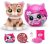 Pets Alive Smitten Kittens Surprise (Tabby Cat Ginger) por ZURU Nurture Play – Juguete Suave para desembalar, adopta 10 Sonidos interactivos