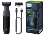 Philips BG3017/01 Afeitadora Corporal Masculina, Bodygroom Serie 3000, Impermeable, con 1 Peine-guía, 50 min de Autonomía