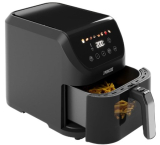 Princess Slim Airfryer 5L – 1500 W, 8 programas, Termostato ajustable, Recubrimiento antiadherente – Freidora sin aceite 5L