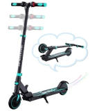 RCB Patinete Eléctrico Niños para 8-12-16 años, Plegable Patinete Eléctrico, 2 Tipos Frenos, Velocidad Máxima 20 KM/H, Regalos para Niños y Adolescentes