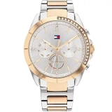 Tommy Hilfiger Reloj Analógico de Cuarzo multifunción para mujer con Correa en Acero Inoxidable de dos tonos – 1782387 – chollo