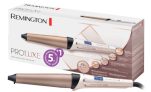 Remington Rizador de Pelo PROluxe – Tecnología OPTIHeat, Ondulador de Pelo con Barril de 25-38 mm, Rizos Grandes y Ondas Suaves, Peinados Duraderos, Cerámica, Temperatura hasta 210°C, Digital – CI91X1