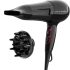 BaByliss 6709DE Secador Smooth Pro 2100, Secador de pelo profesional, Iónico, Ligero, Boquilla y Difusor