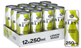 Royal Bliss Lemon Mixer Tónica, Lata de 250 ml, Pack de 12