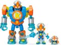 SUPERTHINGS Superbot Kazoom Power – Robot articulado con Accesorios de Combate, 1 Kazoom Kid y 1 SuperThing