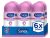Sanex Dermo Invisible Desodorante Roll-On, Pack 6 Uds x 50 ml, Antitranspirante 48H Protección