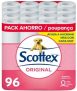 Scottex Original Papel higiénico, rollos dos capas, 96 Unidad (Paquete de 1)