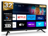 Smart TV 32 Pulgadas, TD Systems PRIME32C19GLE -, Hey Google Chromecast, Television TDT HD, Televisor Android 11