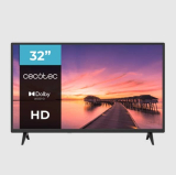 TV Cecotec 32 pulgadas​, LED, Series 0032 con resolución HD, sistema Dolby y memoria flash