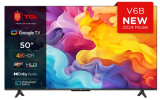 TCL 50V6B 50″ 4K Ultra HD, HDR TV, Smart TV Powered by Google TV, Control por Voz