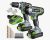 Taladro inalámbrico compacto WORKPRO 21PC 20V Li-ion Incluye 2 baterías de carga rápida Herramienta eléctrica para bricolaje en el hogar Fabricado en China