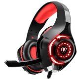 Tatybo Cascos Gaming, Auriculares Gaming con Graves Envolventes 3D, Micrófono Reducción De Ruido para Ps4 Ps5 Xbox PC Laptop