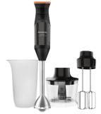 Taurus BAPI 1200 Rocket – Batidora de mano 1200W, 20 velocidades, Función Turbo, Cuchillas de acero inoxidable, Vaso medidor 500 ml