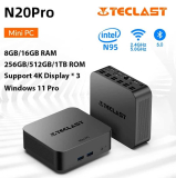 Teclast N20 Pro Mini PC, Intel N95, 8GB+256GB