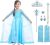 URAQT Disfraz de Princesa, Traje de Princesa de la Nieve Vestido Infantil Disfraz de Princesa de Niñas para Halloween Traje Fiesta Cosplay
