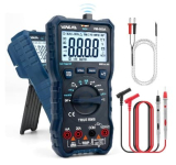 VENLAB Multímetro digital, VM-600A, Polimetro TRMS, Voltímetro con medición de Tensión CA/CC, Corriente CC, Resistencia, Diodo, Transistor, Continuidad