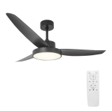 Ventilador de techo con luz silencioso – Moderno, Control Remoto, 24W LED, Ajustable en Longitud