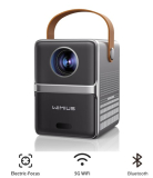 Wimius – Proyector portátil de cine en casa, 18000 lúmenes, 5G, WiFi, Bluetooth, compatible con pantalla Full HD 1080P