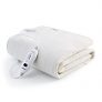 Bedsure Calienta Camas Electrico Individual – Calientacamas 90 Eléctrica Calentador, 150×80 Pequeña Lavable Apagado Automático, Blanco