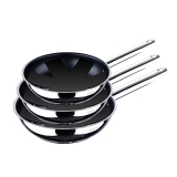 BERGNER Gourmet | Juego de 3 Sartenes Antiadherentes de 20, 24 y 28cm