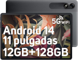 Blackview Tab 90 Android 14 Tablet 11 Pulgadas, 24GB RAM+128GB ROM, Octa-Core Gaming Tablets, 8200mAh, Cámara 13MP+8MP, Face ID