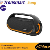 Tronsmart Bang Edición Mejorada Altavoz Portátil 60W,  Luces Led y Bluetooth 5.3, IPX6 y Power Bank