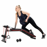 CITYSPORTS Banco de Pesas Plegable, Banco de Musculación Multifunción