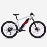 Bicicleta eléctrica MTB Rockrider E-ST 100 Blanco Rojo 27,5″ 380 Wh – Bicicleta electrica en oferta