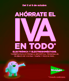 Ahorrate el IVA en el Corte Inglés, del 3 al 5 de Octubre de 2025!!!