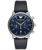 Emporio Armani Reloj Analógico para Hombre de Cuarzo AR11105 Azul