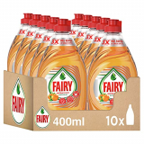 Fairy Ultra Poder Lavavajillas Líquido a Mano, 4.5 L (10 x 450 ml), Óptimo Poder Antigrasa