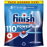 Finish Powerball All in 1 Max – Pastillas para el lavavajillas todo en 1 – formato 110 unidades