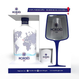 Ginebra Premium nacional Nordés Gin – Pack con Vaso