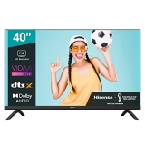 Hisense 40A4EG (40″) Smart TV Full HD, con Natural Colour Enhancer, DTS Virtual X, VIDAA U5, Youtube, Netflix, HDMI, WiFi (Nuevo 2021)