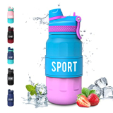 BOTELLA DE AGUA DEPORTIVA, DE 500ML Y DE 1 LITRO