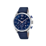 LOTUS Reloj Modelo 18689/2 de la colección Chrono, Caja de 43 mm Correa de Piel Azul Oscuro para Caballero