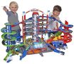 Majorette – Garaje Super City 7 Plantas, Incluye 6 Coches y Tren Motorizado con Luz y Sonido, para Niños a Partir de 5 Años