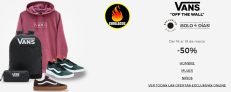 Hasta -50% en VANS en el Corte Inglés. Exclusivo on-line y sólo 4 días!
