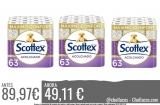 189 ROLLOS DE PAPEL HIGIENICO Scottex Acolchado a precio de ganga!