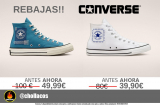 Rebajas en la Web de Converse con muchos modelos muy interesantes!