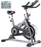 Profun Bicicleta Estática, Bicicleta de Spinning profesional en casa con volante 22 kg a un precio rompedor!