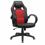 SONGMICS OBG56BR Racing – Silla de Escritorio de Oficina Ergonómica